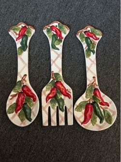 VINTAGE CERAMIC KITCHEN WALL DECOR