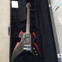 Paul Stanley Silvertone Apocalypse Guitar W/Case