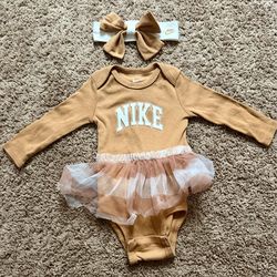 Baby girl Nike outfit onesie