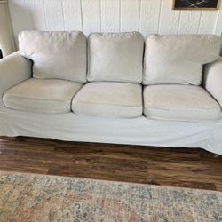 IKEA Ektorp Sofa And Extra Slip Cover Set