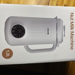 VEVOR 8-in-1 Nut Milk Maker, 41 oz Soy Milk Maker Machine with 10 Blades, for Homemade Oat, Nut, Soy, Juice, Milkshake, Rice Cereal, Plant-Based Bever