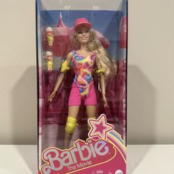 Barbie The Movie Collectible Doll Neon Inline Roller Skating Outfit