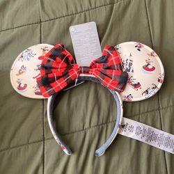 Disney Minnie Mouse Ears Christmas 