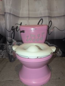 Pink Toddler Potty Training Toilet 