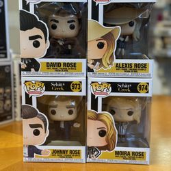 Schitt’s Creek Funko Pop Full Set - The Rose Family Immortalized