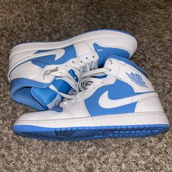 legend blue jordan ones