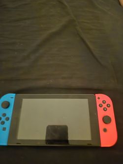 Nintendo Switch with Neon Joy-Cons