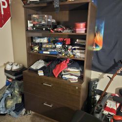Filing Cabinet And Bookshelf 