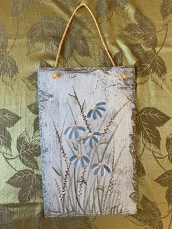 Decor Flower Painted Hanging Frame