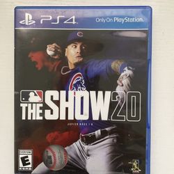 MLB The Show 20 (Sony PS4, 2020) Baseball Game - Works Great!