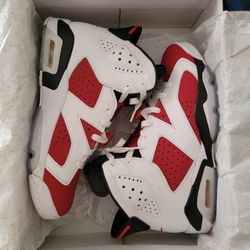 Jordan 6 Carmines Size 8
