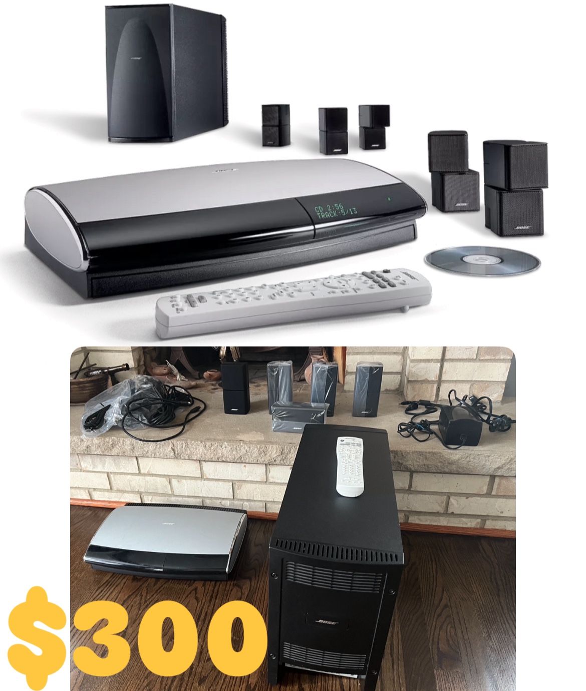 Bose Lifestyle AV18 Media Center Speakers Sorround System