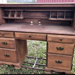 Solid Wood Vintage Desk 