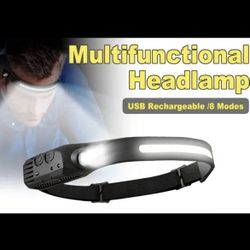 Induction Headlamp W689-1 Multi-function, Hands Free, And Versatile Illumination