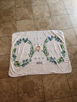 Twin Baby Monthly Milestone Blanket