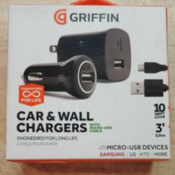 Griffin Car And Wall Charger with Micro-USB
