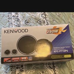 6.5 Component Set Kenwood Brand New Speakers