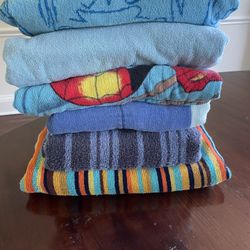 Beach Towel Set Of 5 Boy Themes/Colors