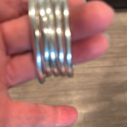 STERLING SILVER BANGLE BRACELET 