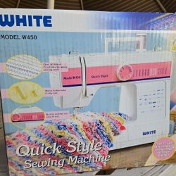 White Model W450 Sewing Machine NEW