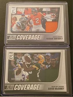 2025 Donruss Elite P. Surtain II & X. McKinney Elite Coverage Patch 507+565/799