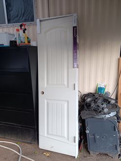 80"x24" left hand open interior door