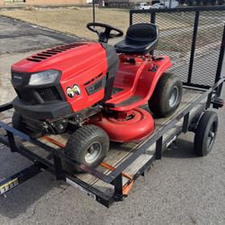 Trailer and Mower