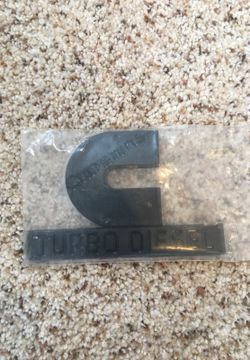 Matte Black Dodge Ram/Cummins Emblems