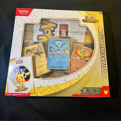 Pokémon TCG 30th Celebration Poster Collection Box