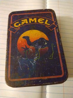 Vintage Camel Tin Cigarettes Card $ 20.00