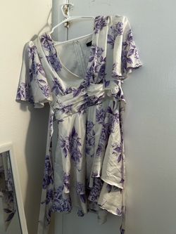 Purple Floral Dress
