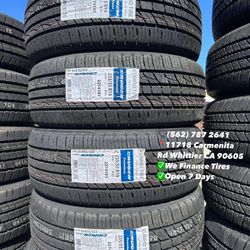 235/55R19 Kumho Crugen New Set of Tires Installed and Balanced Set de Llantas Nuevas Instaladas y Balanceadas