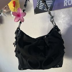 Coach Carly Signature Hobo Shoulder Bag