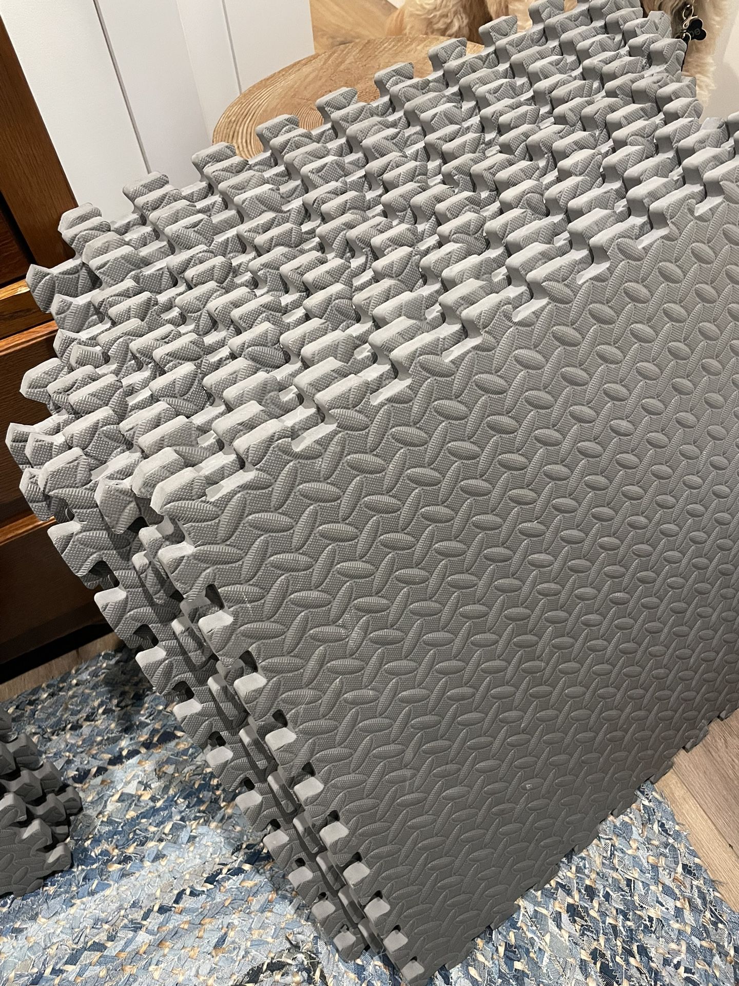 14 Interlocking Exercise Floor Tiles