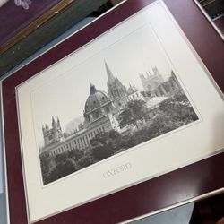 Large Framed Oxford Print 