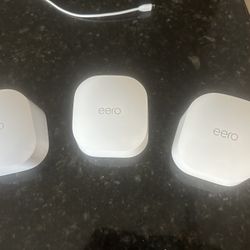 Amazon eero 6+ Mesh Router and 2 Expansion Units