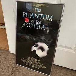 Phantom of the Opera Broadway play custom framed print artwork decor wall art
