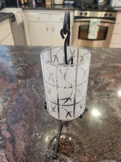 Partylite Bamboo hanging candle holder