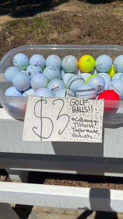 Golf Balls 3 Dollars Each Individual Ball