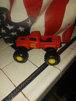 Monster Jam Grave Digger Red Primer Toy