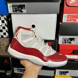 Jordan Cherry 11s size 10.5 USED But Clean 