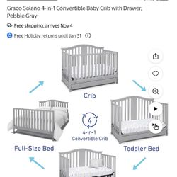 Graco 4-1 Convertible Baby Crib