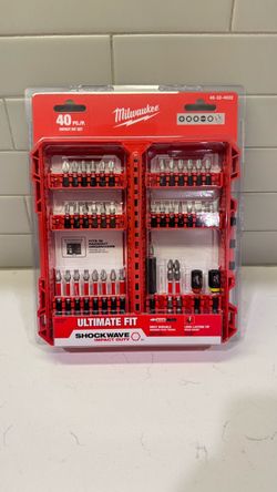 Milwaukee Shockwave 40-Piece Impact Bit Set