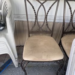 4 Metal Chairs