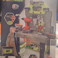 POFJOE Kids Power Tool Bench Toy Set