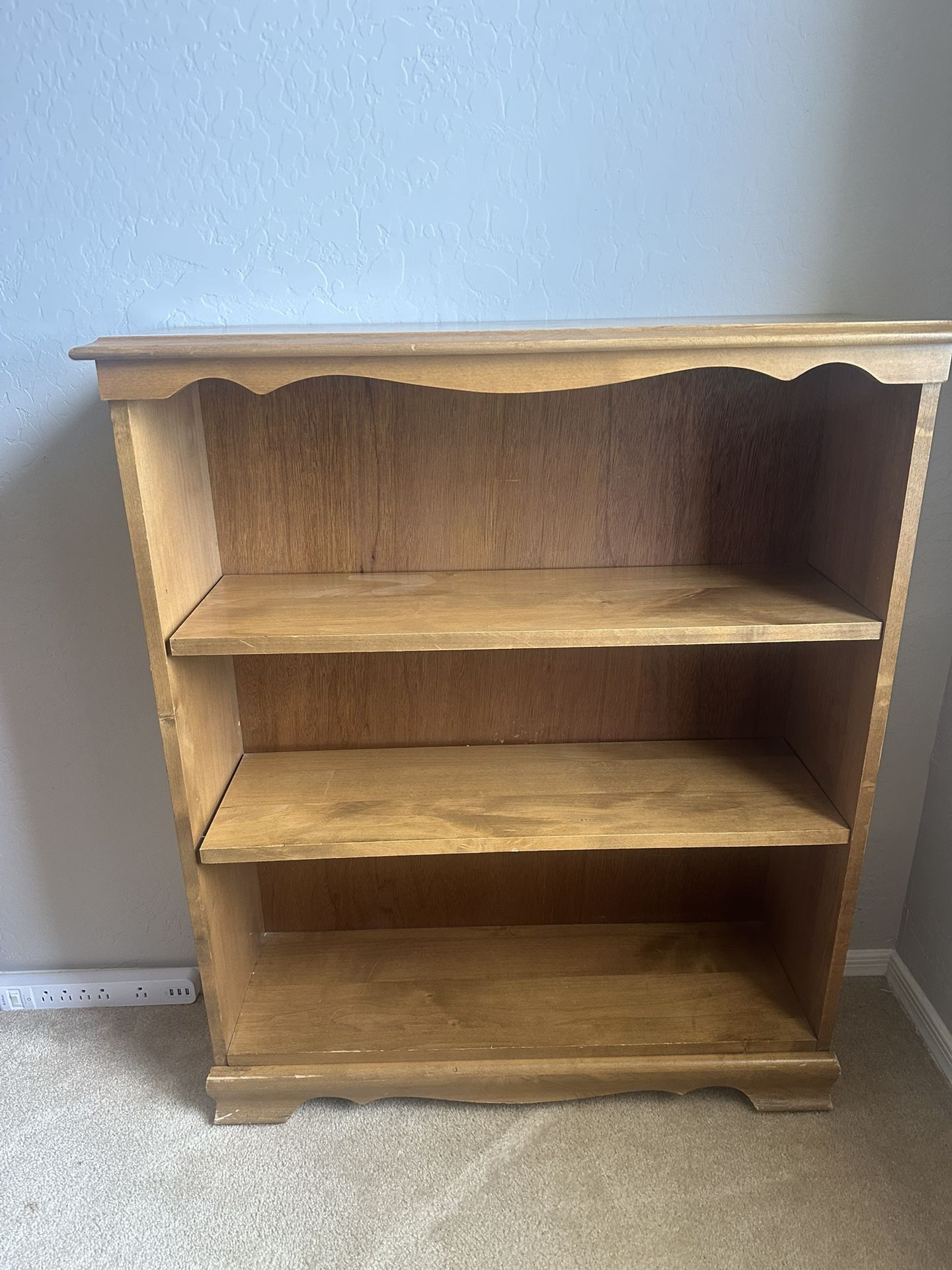 Vintage Maple Bookcase 