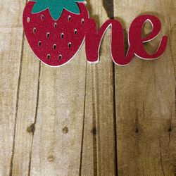 Berry Sweet One Cake Topper/ Birthday