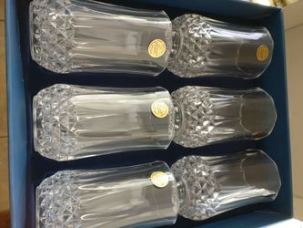 Garanti lead crystal tumblers. NEW