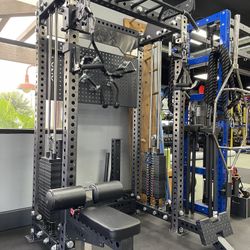2 N 1 SQUAT RACK FUNCTIONAL TRAINER🔹GYM EQUIPMENT 