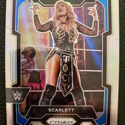SCARLETT 2024 Panini Prizm WWE #123 SILVER PRIZM! 